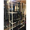 Image 2 : WHITE TUBULAR PLASTIC YOGA BALL STORAGE SHELF UNIT