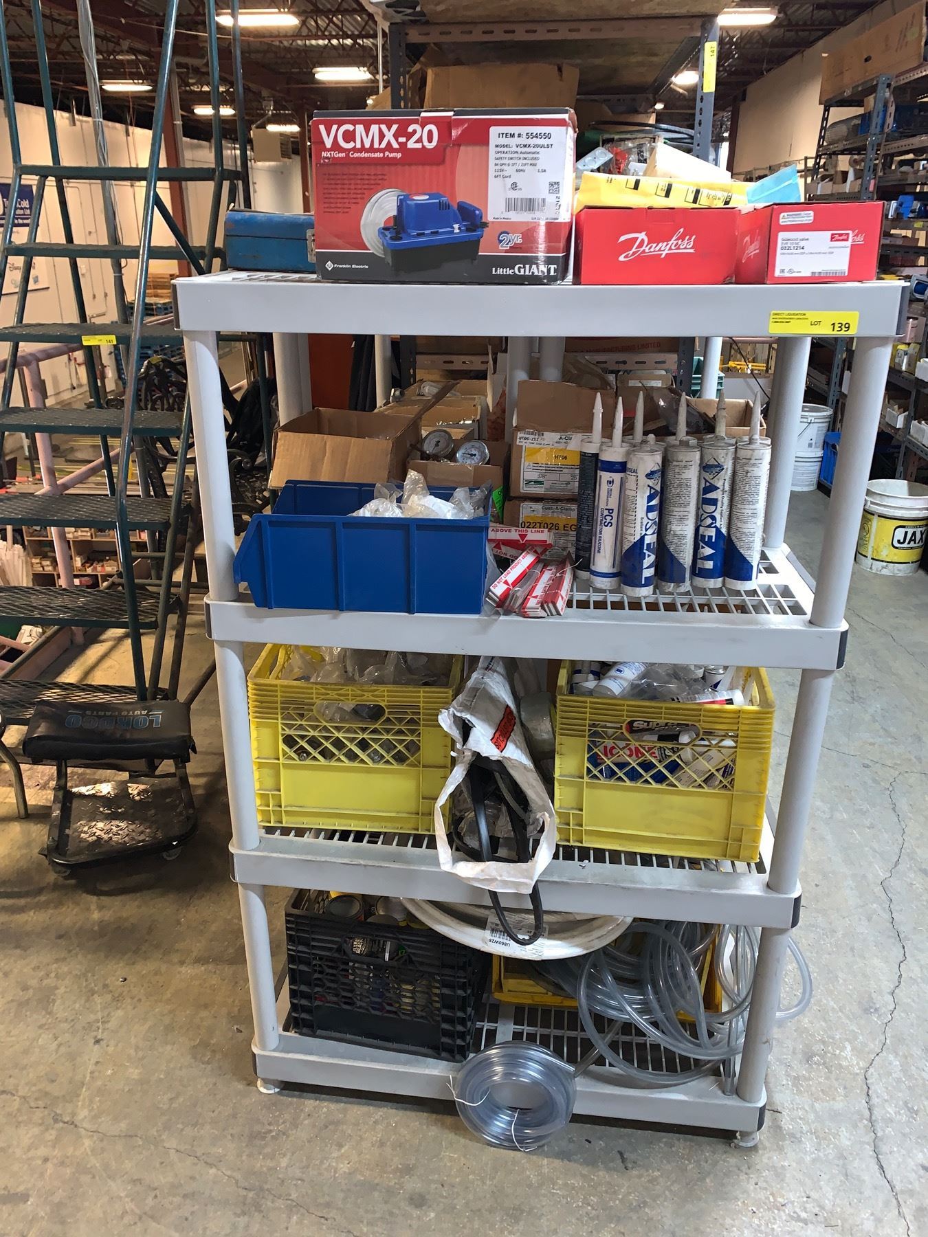 Large Group of Assorted Miscellaneous Parts - includes Condensed pump ...