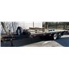 Image 1 : 2016 Double A Contracting Inc. Flat Deck Utility Trailer - 20ft