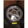 Image 2 : Group of four tires w/momo wheels - 195/50VR15