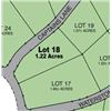 Image 1 : Lot 18 on Map is 1.22 Acres.