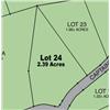 Image 1 : Lot 24 on Map is 2.39 Acres.