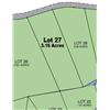Image 1 : Lot 27 on Map is 3.16 Acres.