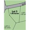 Image 1 : Lot 3 on Map is 1.06 Acres.