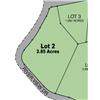 Image 1 : Lot 2 on Map is 2.85 Acres.