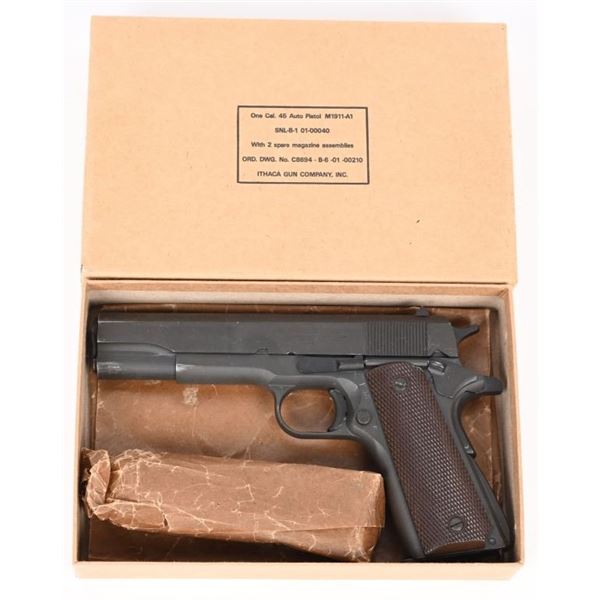 WW2 ITHACA MODEL 1911-A1 .45 PISTOL