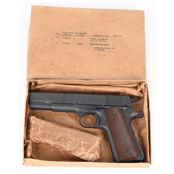WW2 FACTORY BOXED REMINGTON RAND 1911-A1 45 PISTOL