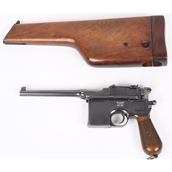 COMMERCIAL VL&D MARKED MAUSER BROOMHANDLE PISTOL