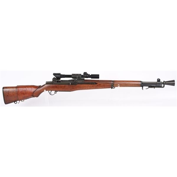 SPRINGFIELD M1D SNIPER GARAND RIFLE DATED 1952