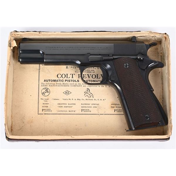 PRE-WAR COLT ACE .22 PISTOL WITH BOX