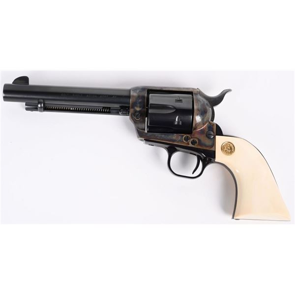 COLT SAA ARMY REVOLVER WITH COLT IVORY GRIPS