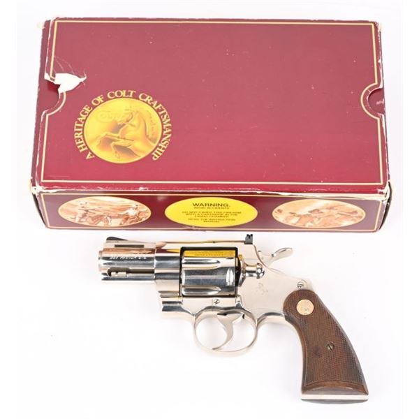 COLT 2 1/2 " NICKEL PYTHON REVOLVER