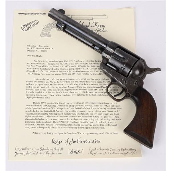 US COLT ARTILLERY COLT SAA REVOLVER