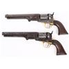Image 4 : CASED PAIR OF COLT MODEL 1851 NAVY REVOLVERS