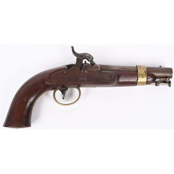 RARE DERINGER RIFLED USN MODEL 1842 PISTOL