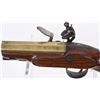 Image 7 : CASED ENGLISH BRASS BARRELED FLINT PISTOL
