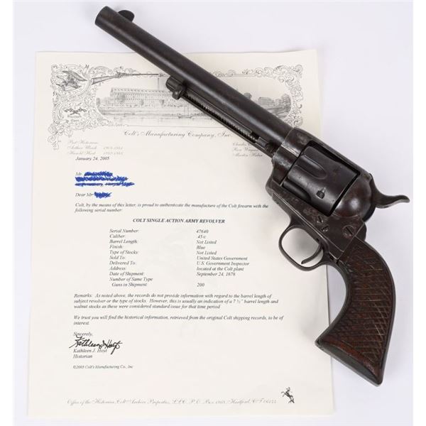 SCARCE HENRY NETTLETON US COLT SAA REVOLVER