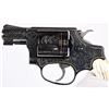 Image 4 : ENGRAVED GOLD INLAY SMITH & WESSON 36-7 REVOLVER
