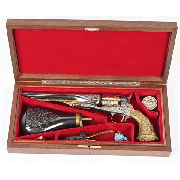 FACSIMILE TIFFANY COLT MODEL 1860 ARMY CASED