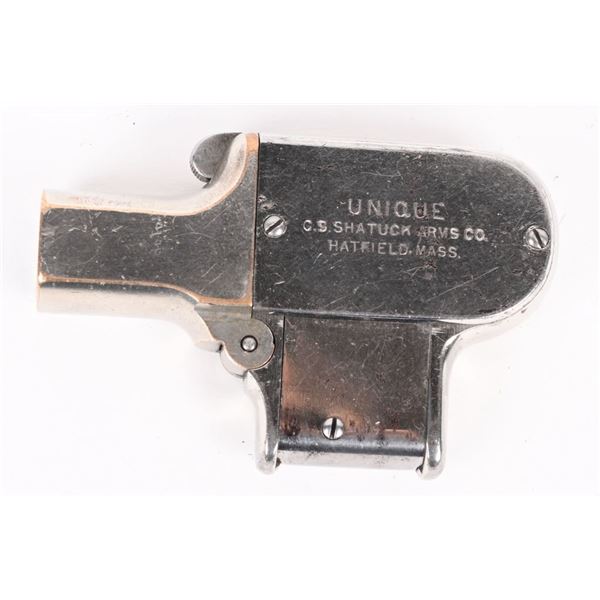 C S SHATTUCK UNIQUE 32 RIMFIRE 4 SHOT PALM PISTOL