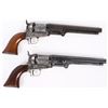 Image 4 : CASED PAIR 1851 COLT SQUARE GUARD NAVY REVOLVERS