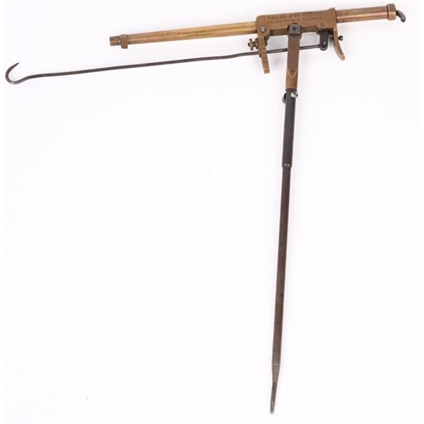 1920's F.C. TAYL0R FUR GETTER SMALL GAME TRAP GUN