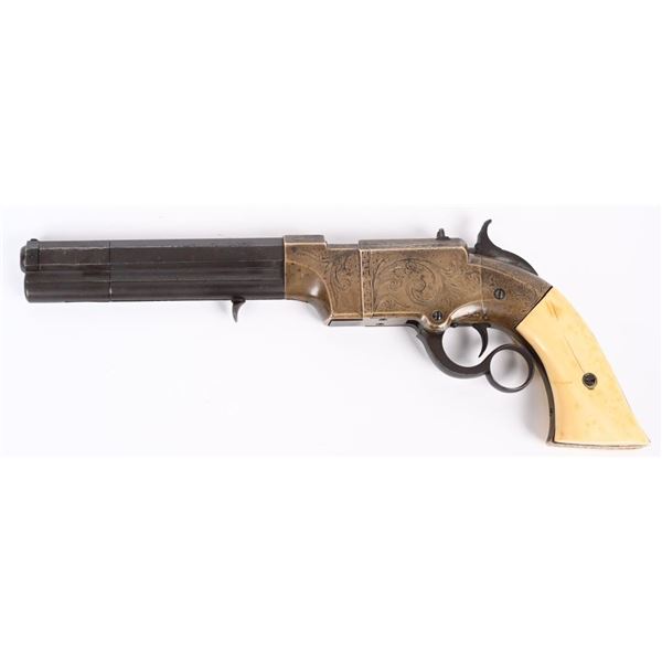 ENGRAVED NEW HAVEN VOLCANIC NO. 2 PISTOL