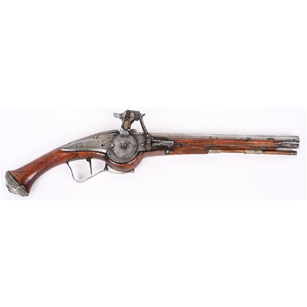 GERMAN CIRCA 1630 WHEELLOCK MILITARY PISTOL