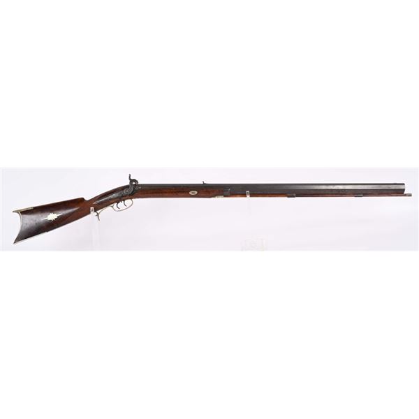 FINE J.H. RECTOR SYRACUSE HALF STOCK PLAINS RIFLE