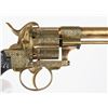 Image 3 : GOLD FINISHED ENGRAVED FRENCH PINFIRE REVOLVER