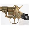 Image 4 : GOLD FINISHED ENGRAVED FRENCH PINFIRE REVOLVER