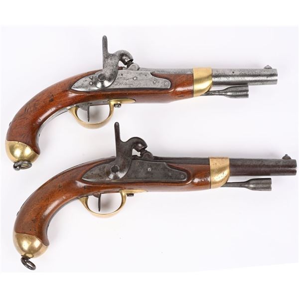 PAIR OF FRENCH MODEL 1822 PERCUSSION CONVERSIONS
