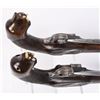 Image 8 : PAIR OF BALKAN OR OTTOMAN BAYONETED FLINT PISTOLS