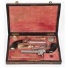 Image 1 : SUPERB CASED PAIR OF FOLDING TRIGGER MUFF PISTOLS