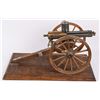 Image 1 : MINIATURE MODEL 1867 GATLING GUN ON CARRIAGE