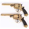Image 3 : OUTSTANDING CASED GOLD ENGRAVED ADAMS REVOLVERS