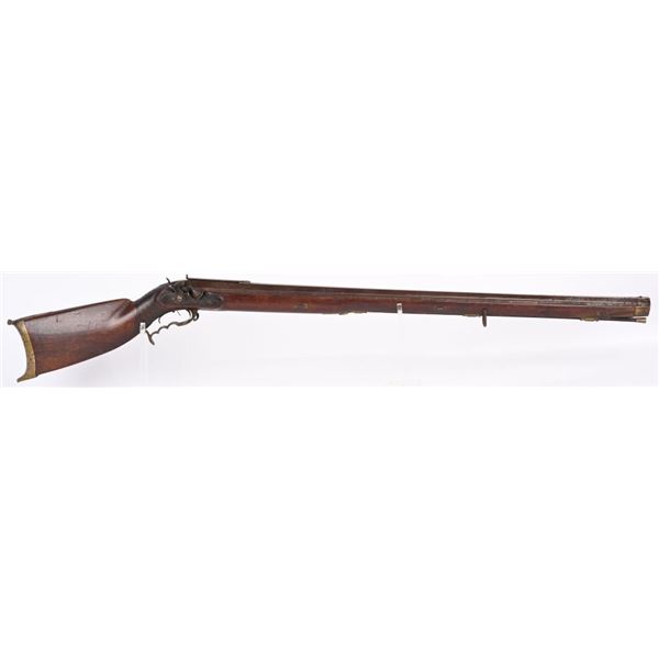 GERMAN .80 BORE HEAVY PERCUSSIAN BENCH RIFLE