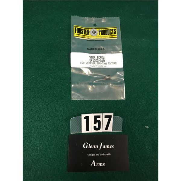 Forster universal sight and scope mount drilling fixture parts item