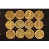 Image 1 : 12 - 1" METAL PRESIDENTIAL TOKENS.  11 DIFFERENT