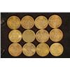 Image 2 : 12 - 1" METAL PRESIDENTIAL TOKENS.  11 DIFFERENT