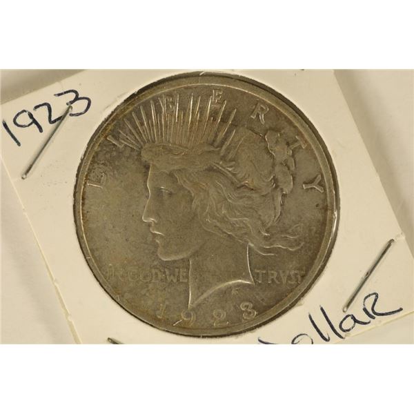 1923 PEACE SILVER DOLLAR