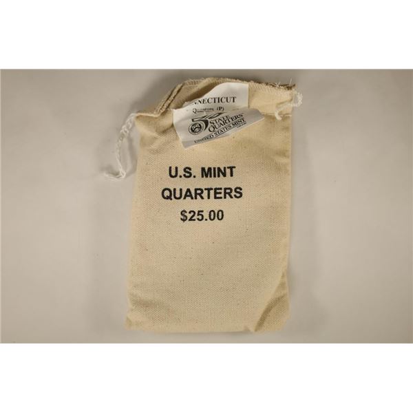 SEALED $25 US MINT BAG OF 1999-P CONNECTICUT