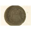 Image 1 : 1853 SILVER SEATED LIBERTY DIME, MARK ON OBV.