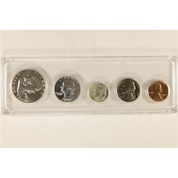 1957 US SILVER PROOF SET IN HARD PLASTIC HOLDER