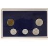 Image 2 : EAST GERMAN 5 COIN UNC SET.  DATES RANGE FROM