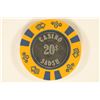 Image 1 : $20 SADSH CASINO CHIP WITH METAL INSERT