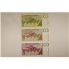 Image 1 : 3 - 1990 SLOVANIA SAMPLE BILLS: 2, 5 & 10 TOLARS