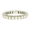 Image 1 : Solid Platinum 1.3 ctw F VS1 Round Brilliant Prong Set Diamond Eternity Band Rin