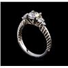 Image 4 : 0.90 ctw Diamond Ring - 14KT White Gold