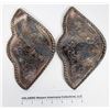 Image 1 : Alpaca Silver Saddle Corner Plates,2 [158945]